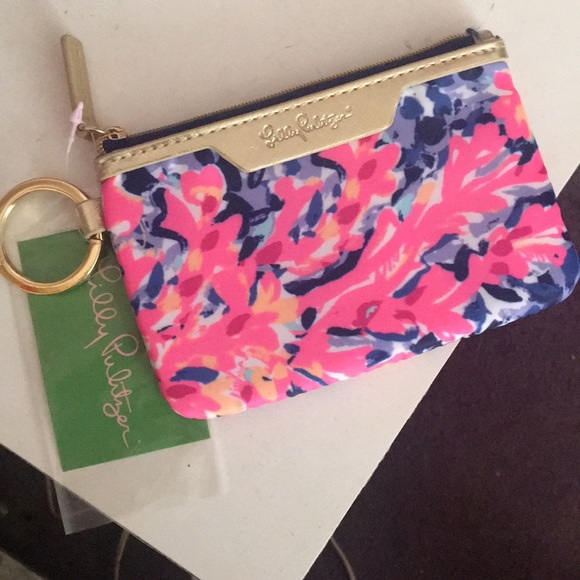 Lilly Pulitzer Accessories - NWT Lilly Pulitzer Key ID Case - Coco Coral Crab